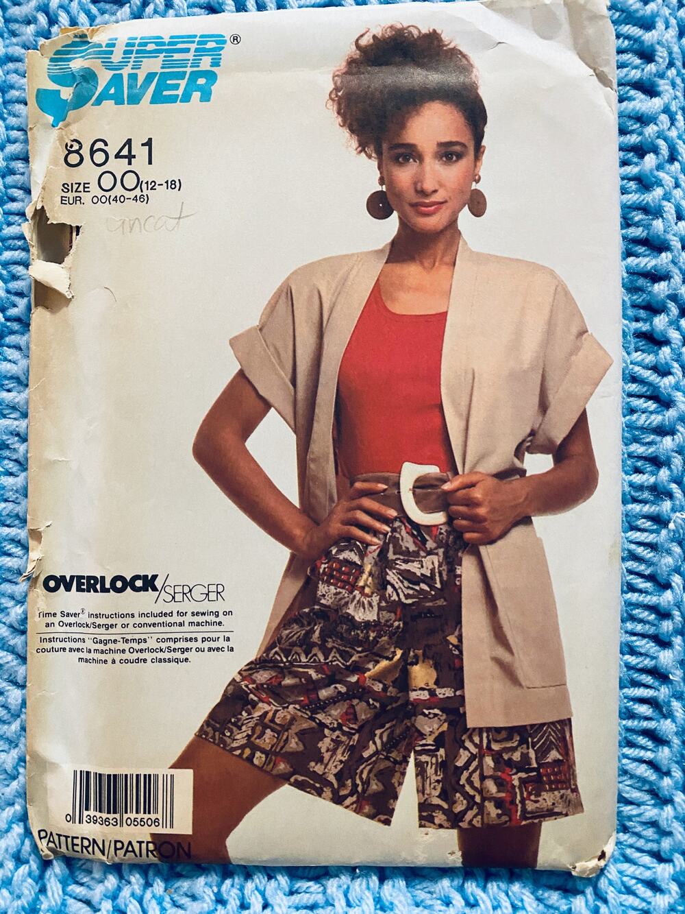 Simplicity 8641 top shorts pattern